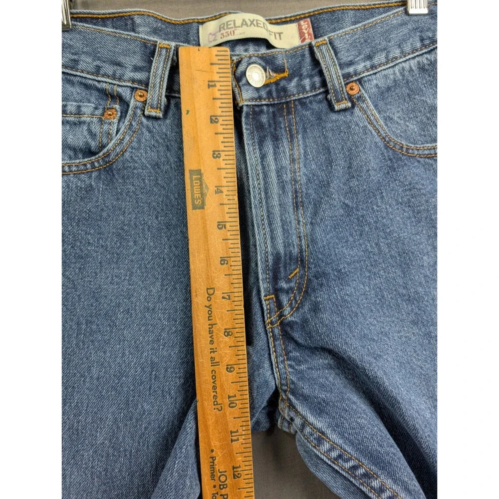 Levis 550 Relaxed Fit Jeans‎ Mens 30x34 Blue Medium Wash Denim